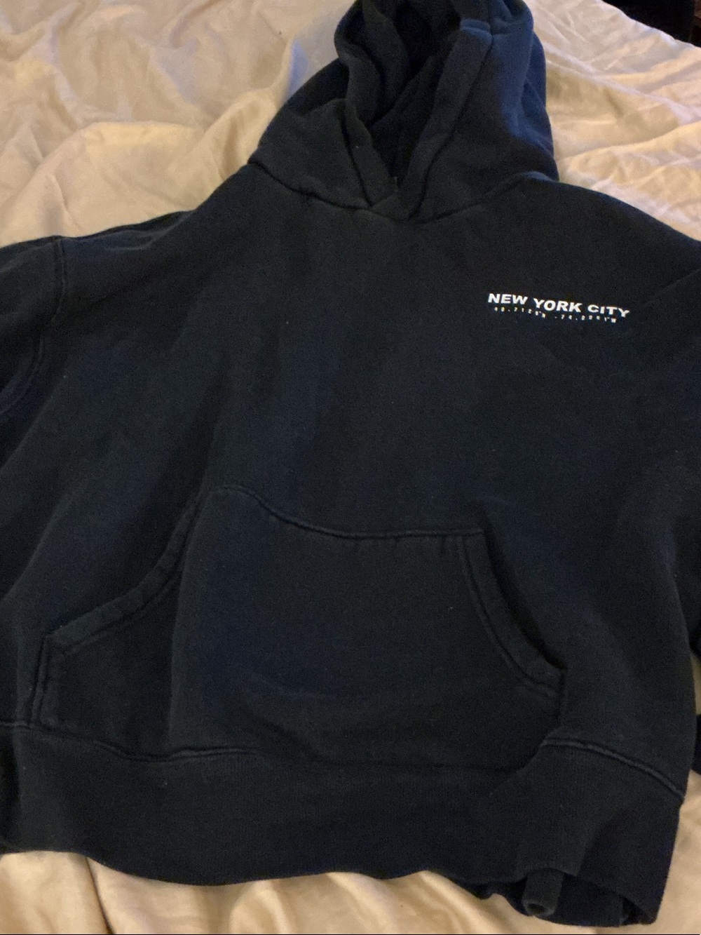 New York City Black Hoodie Sweatshirt